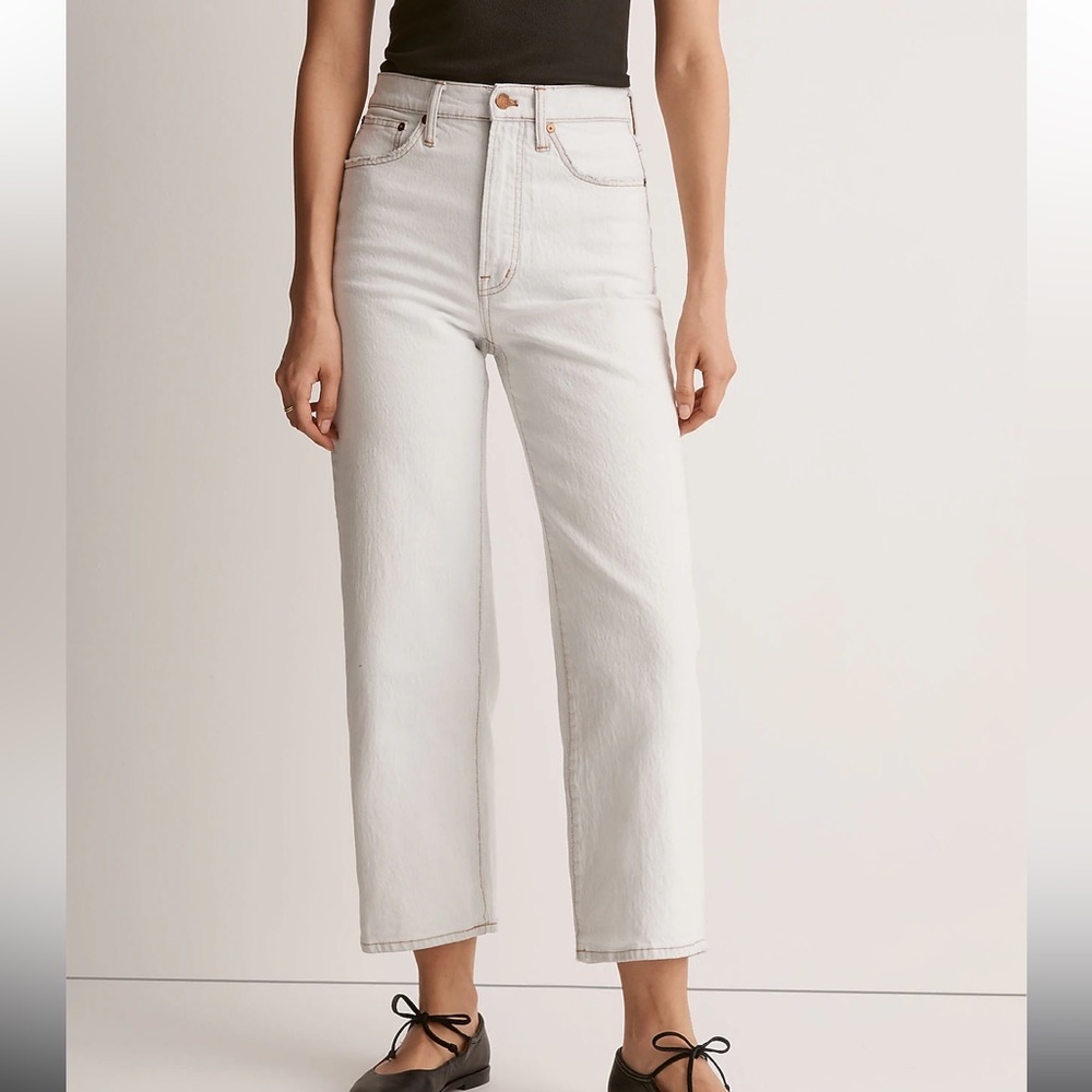 Madewell The Perfect Vintage Wide-Leg Crop Jean in Edmunds Wash